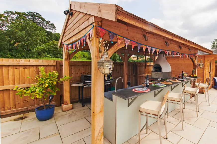 Billingford Outdoor Kithen Installation (34)