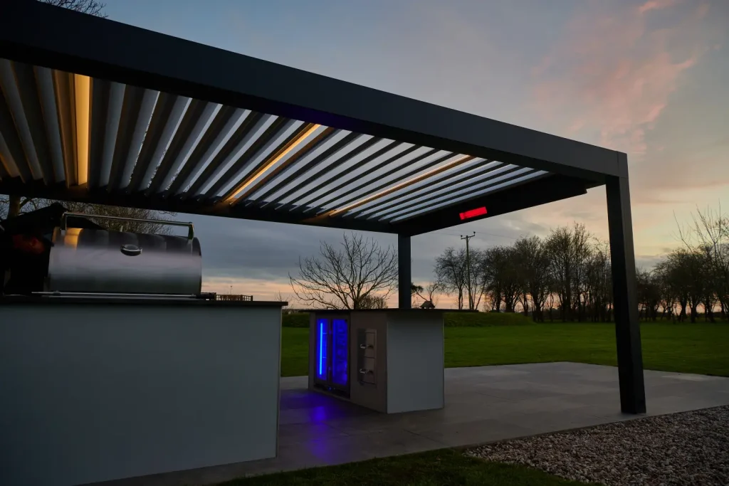 louvered pergola